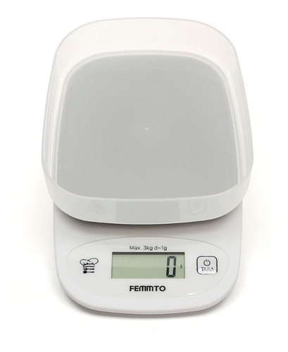 Balanza De Cocina Digital Electronica 3 Kilos Con Bowl 2019
