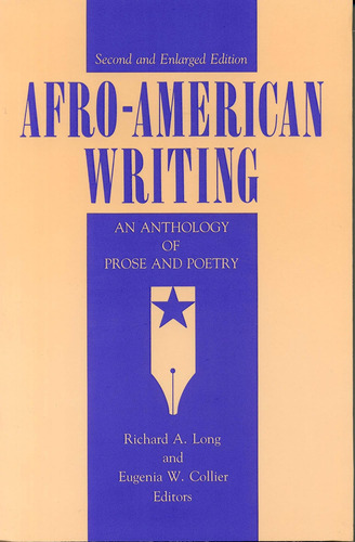 Libro: Afro-american Writing: An Anthology Of Prose And