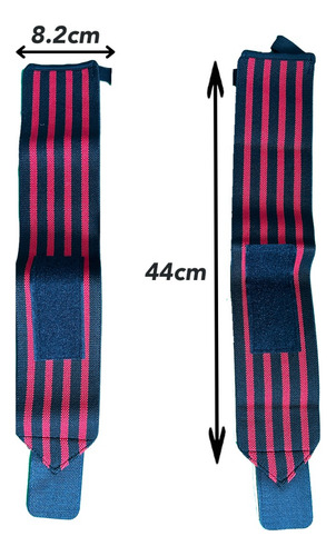 Par Muñequeras Elastica Para Crossfit Gym Powerlifting Pesas