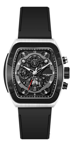 Reloj G-force Original H3994g Cronografo Negro Pla+ Estuche