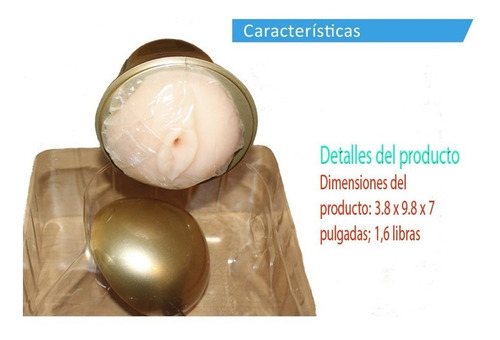 Imagen 3 de 10 de Masturbador Para Hombre Vagina De Silicon Con Vibrador