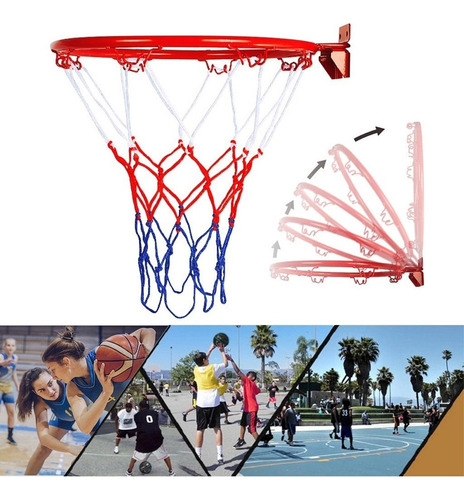 Cesta De Baloncesto Para Colgar En La Pared, 108 Cm, Par.