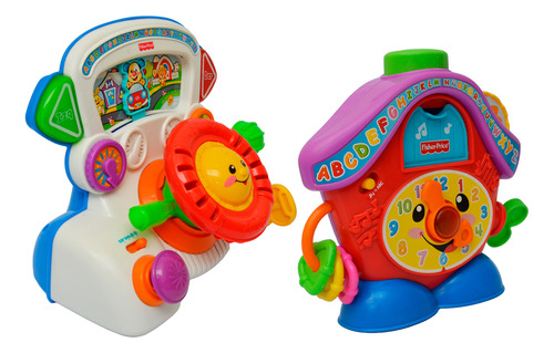 Conductor Y Reloj Fisher-price Play Ríe Y Aprende Conmigo (Usado)
