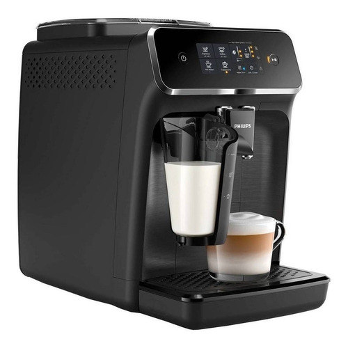 Imagen 3 de 3 de Cafetera Philips Series 2200 EP2231 super automática negra expreso 220V
