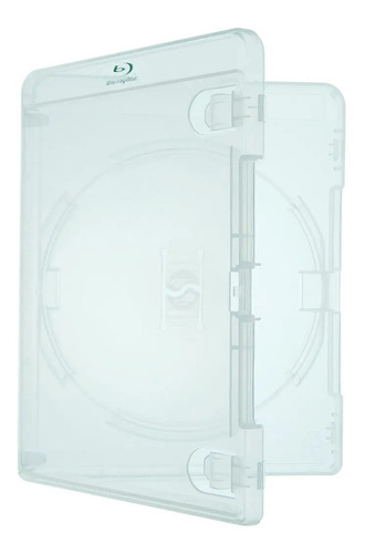 5 Un Estojo Box Case Ps3 & Blu-ray Amaray Transparente