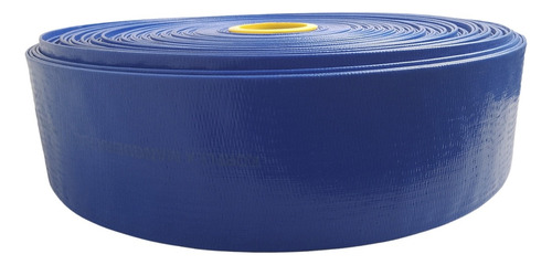 Kit 20 Metros Mangueira Flat Chata Azul 2 - 5 Bar Mineração
