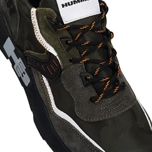 Tenis Caballero Casual Urbano Hummer 06dp Verde Militar Env o gratis