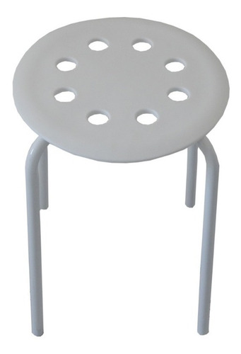 Banquito De Colores Metal Y Plastico Portatil Silla Banco
