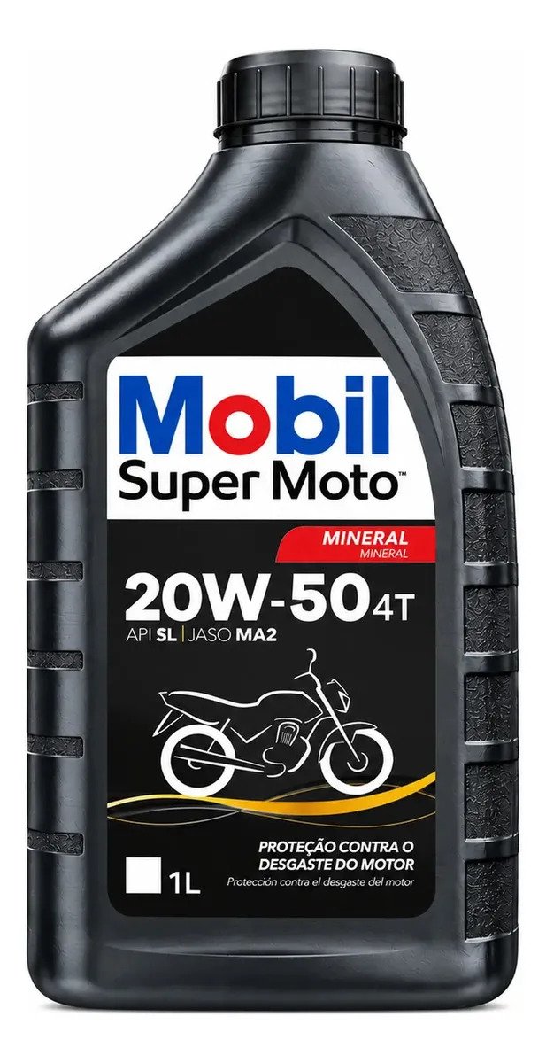 Óleo Motor Mobil Mineral 20w50 Moto/quadriciclo