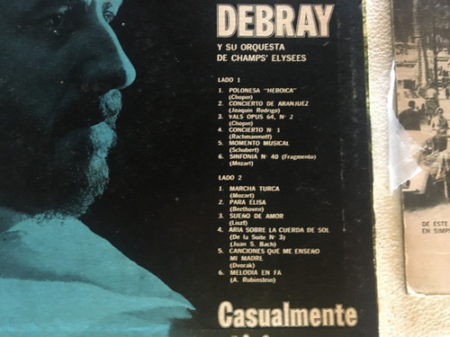 Lote Vinilos 2 Alain Debray - Casualmente Clásico Cumparcita (Usado)