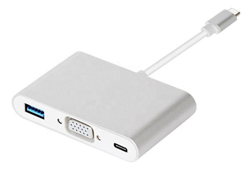 Adaptador Tipo C Vga Usb 3.0 Notebook Macbook Samsung S8/s22