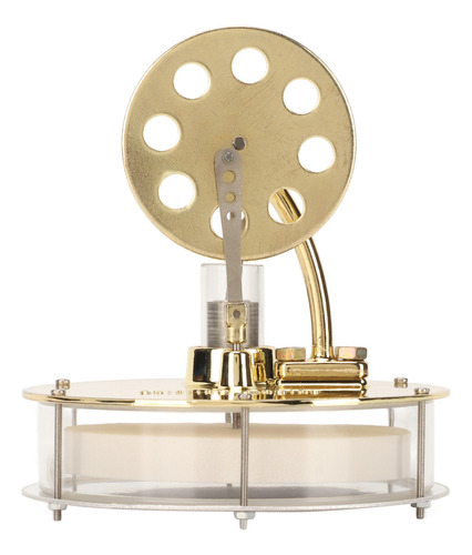 Motor Stirling Modelo D2 Golden Zinc De Baja Temperatura