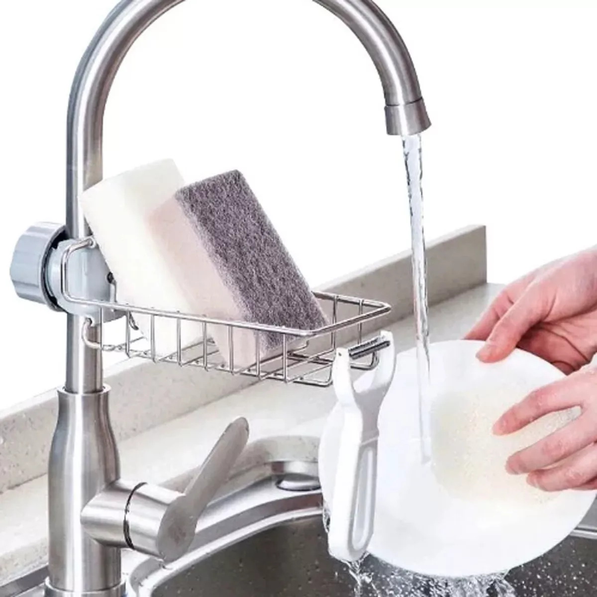Primera imagen para búsqueda de soporte esponja lavaplatos