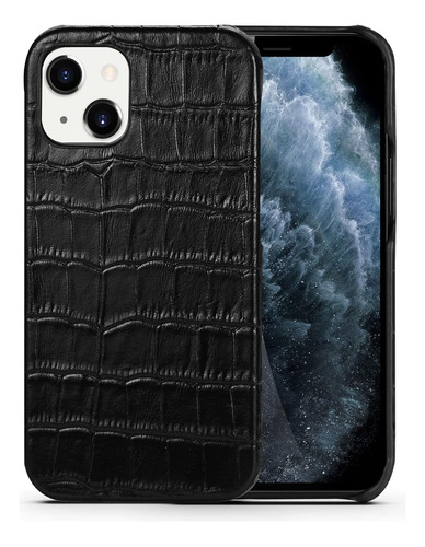 Nincyee Funda De Piel Auténtica Para iPhone 13, Diseño De Co