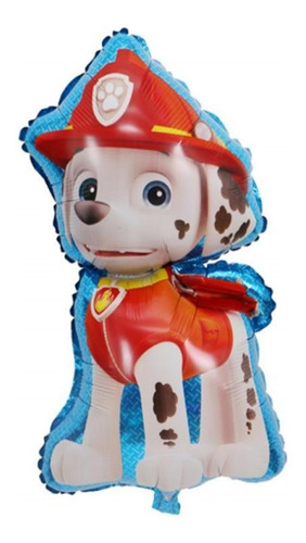 1 Globo Metalizado Paw Patrol Tamaño 76 Cms Chase O Marshall