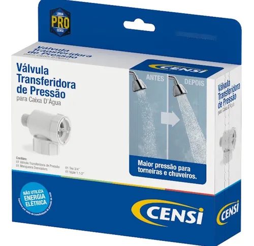 Válvula Pressão Transferidora Caixa D'água Linha Pro Censi Acabamento Mate Cor Branco Menor preço em Válvula Pressão Transferidora Caixa D'água Linha Pro Censi Acabamento Mate Cor Branco