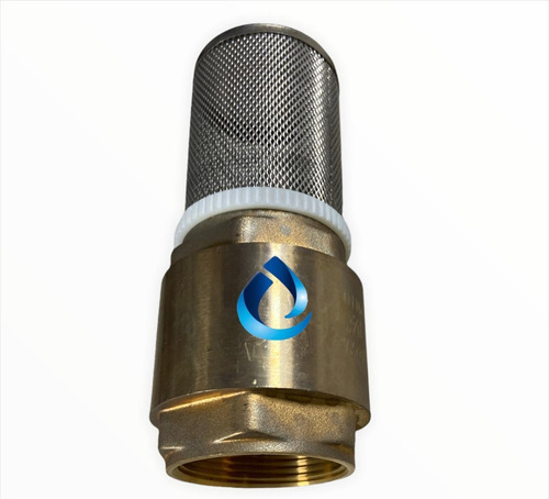 Válvula De Retención O Check Bronce 1 1/2 PuLG C/filtro Inox
