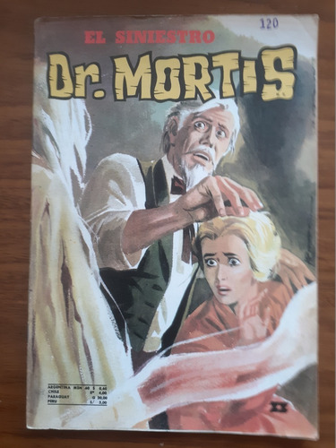 Cómic El Siniestro Dr Mortis Año 2 Número 87 Editora Zig Zag 1970