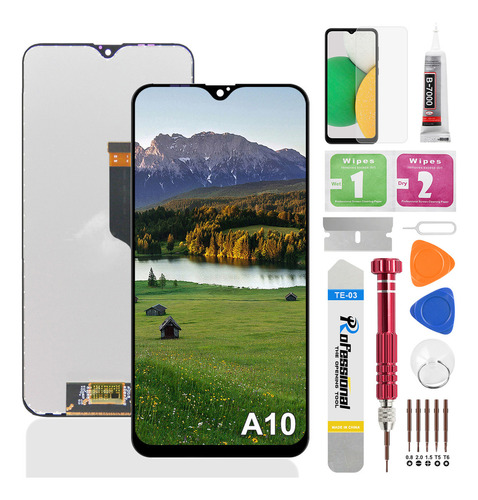 Compatible con Samsung SM-A105F pantalla táctil negra