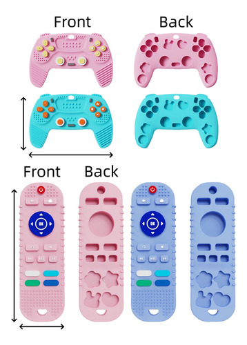4 Juguetes For La Dentición De Bebés Con Control Remoto