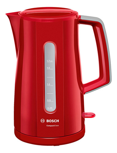 Hervidor De Agua Bosch Twk3a014 Compactclass Roja