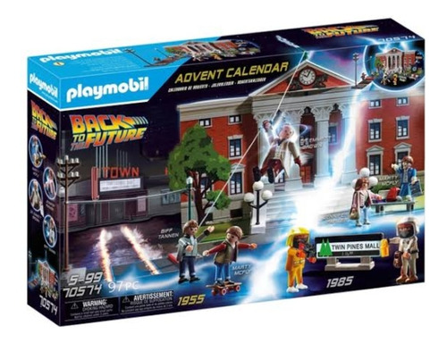 Juego Playmobil Back To The Future Calendario De Adviento 3+ Cantidad de piezas 97