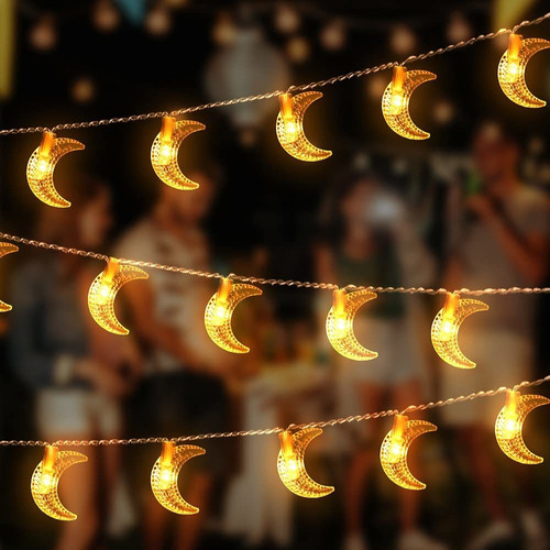 Acelist 40 Luz Led Ramadan Para Fiesta Media Luna Boda Sala
