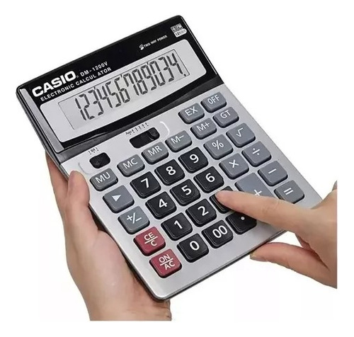 Calculadora Casio Dm-1200v Oficina Negocio 12 Digitos