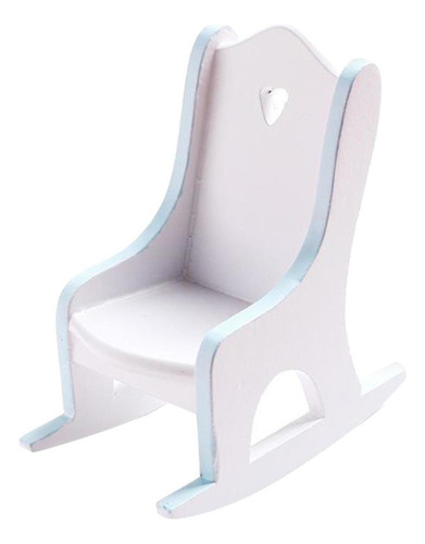 Silla Mecedora De Muebles De Balancín For Niños Blancos