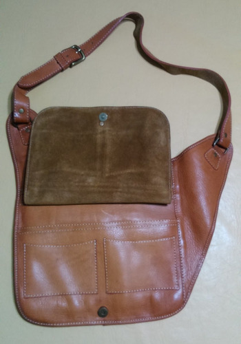 Morral Tavarovsky De Cuero Marrón Claro