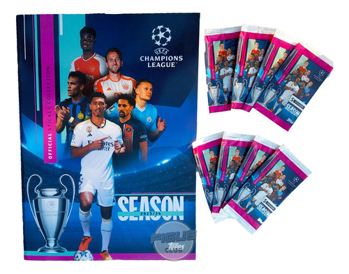 Champions League 2024 Topps - Album + 100 Sobres - F. Club