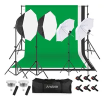 Comprar Kit Para Estudio De Fotografía Andoer Softbox De Iluminación