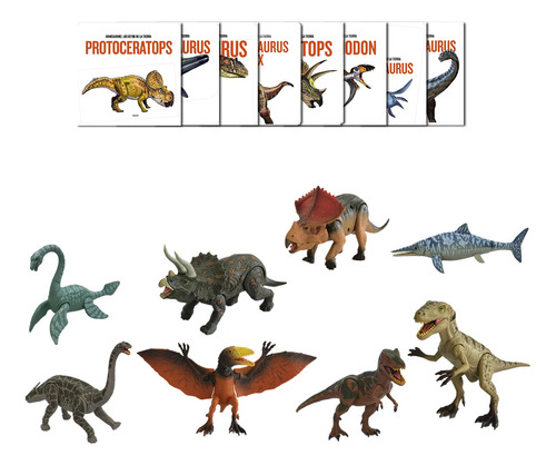 Dinosaurios Reyes De La Tierra Set 1 De 8 Dinosaurios