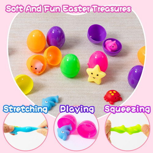 Huevos Prerellenos De Pascua Con Mochi Squishy Toys, Paquete