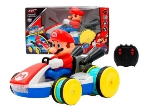 Carro Control Remoto Mario Kart Con Luces