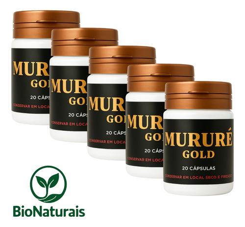 Kit 4x Murure Gold Produto Original Entrega Rápida Sem Sabor