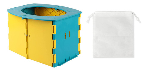 Inodoro Ligero Para Coche, Orinal, Silla Para Acampar, Azul
