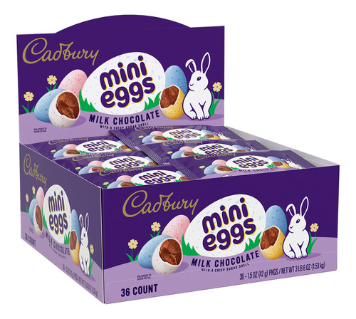 Minihuevos De Pascua Cadbury Cubiertos De Caramelo, Paquetes