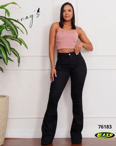 Calça flare hotsell moda 2019