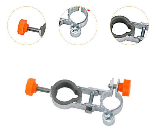 2 Piezas De Soporte Para Sombrilla De Silla De Naranja