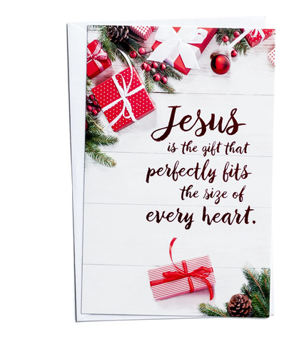 Dayspring Jesus Is The Gift  50 Tarjetas De Navidad En Caja,