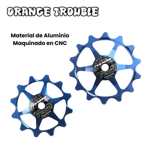 Roldana Para Cambios De Bicicleta Cerámicos Ultraresistente