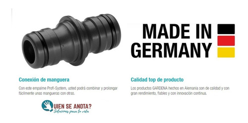 Imagen 2 de 7 de Conector Para Manguera Union Profi-system Acople Gardena