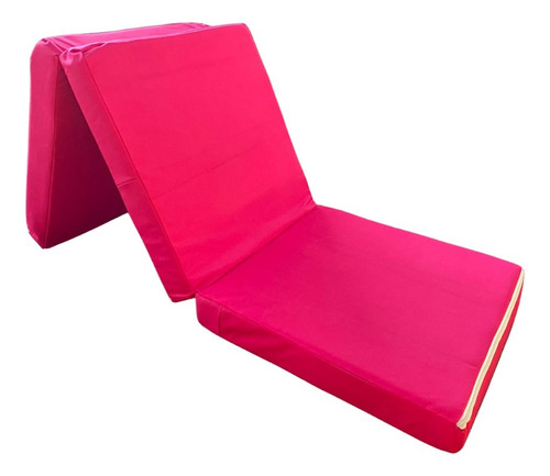 Colchoneta Plegable Gimnasia Pilates 180x60x10cm Color Rosa