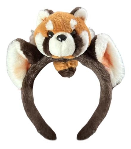Aro Pelo De Mapache En 3d Encantador, Diademas Para El Pelo