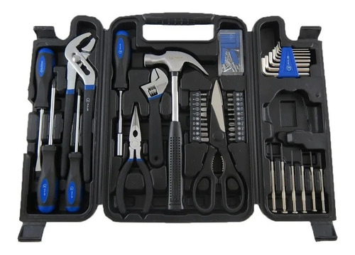 Juego Kit De Herramientas Kld Set 132 Piezas + Caja Plegable