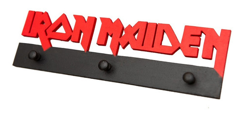 Imagen 2 de 2 de Iron Maiden - Llavero De Madera