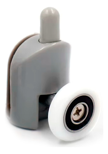 Rueda Simple Inferior X4 Inomax Para Mampara Corrediza De Box De Ducha, Recta O Curva, Vidrios De 4 A 6 Mm