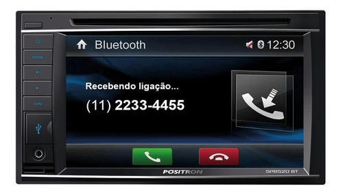 Dvd Pósitron Sp8520bt Lcd 6,2 180w Rms Usb Sd Automotivo