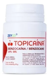 Topicaína Benzocaína 20% Frasco 30g - Zeyco